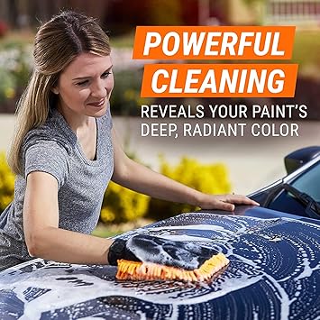 Ultra Shine Car Wash and Wax by Armor All, Car Wax and Cleaner for Cars, Trucks and Motorcycles, 16 Fl Oz