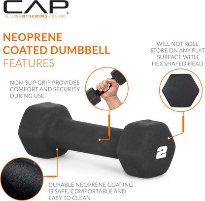 CAP Barbell Neoprene Dumbbell Pair
