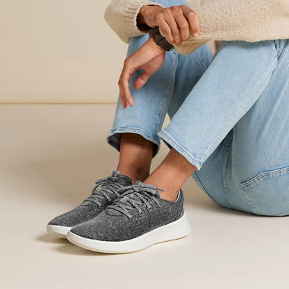 Allbirds Women's Wool Runner Go, Breathable Merino Wool Sneakers
