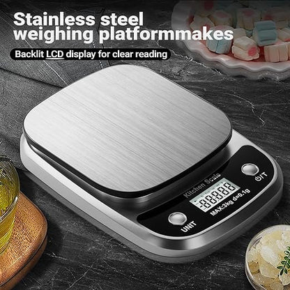 Food Kitchen Scale Digital Weight Grams and Oz,Professional Small Digital Kitchen Food Scales 3kg0.1g for Weight Loss