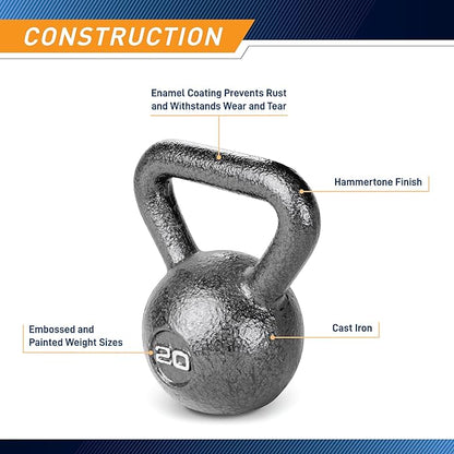 Marcy Hammertone Kettle Bells - 10 to 55 lbs. HKB Workout Weights