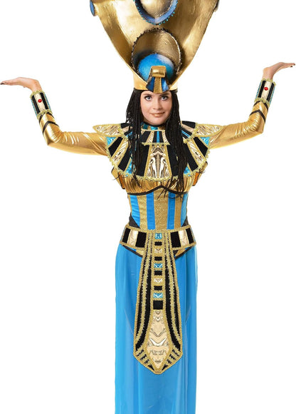SATINIOR Egyptian Costume Accessory Set for Women Men Includes Egypt Belt Collar Wristbands Themed Cosplay Party Medium