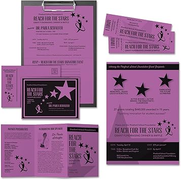 Neenah Paper 22871 Color Cardstock, 65lb, 8 12 x 11, Planetary Purple, 250 Sheets