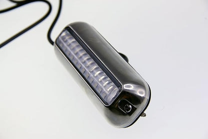 Pactrade Marine Pontoon Boat Blue LED Underwater Light S.S 316 Housing 416 LM