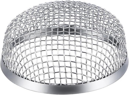 TOODOO 2 Pack Flying Insect Screen RV Furnace Vent Screen RV Water Heater Vent Cover 2.8 Inch Stainless Steel Mesh with Installation Tool