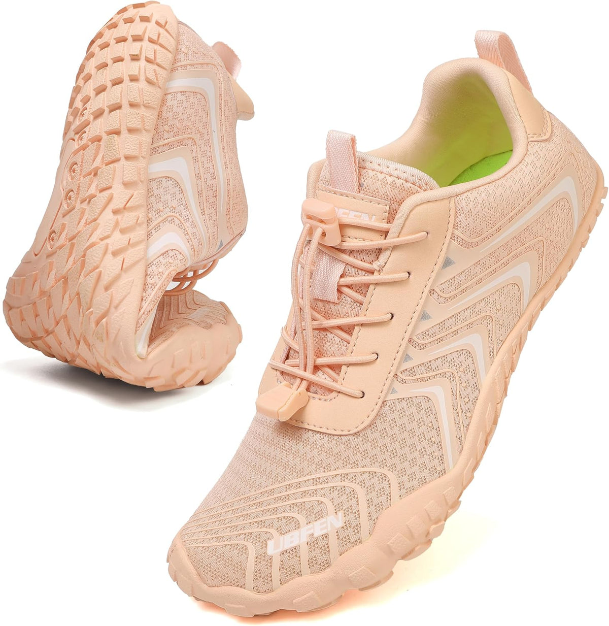 UBFEN Water Shoes Aqua Swim Shoes Mens Womens Beach Sports Quick Dry Barefoot for Boating Fishing Diving Surfing.