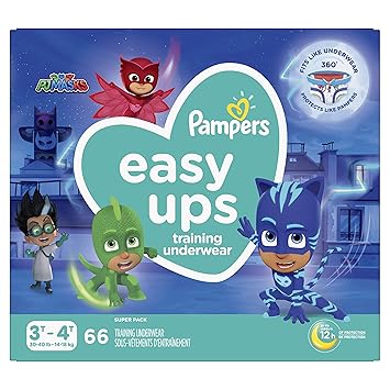 Pampers Pampers Easy Ups Training Underwear Boys Size 5 3T-4T (66 Count)