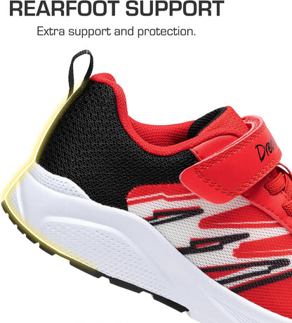 Boys Girls Shoes Kids Tennis Running Athletic School Gym Breathable Lightweight Sneakers for Little/Big Kid