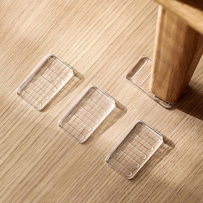 Table Shims for Leveling Clear,Levelers Adjustable Blocks Furniture Shims Wedges - 4X Furniture Pads Levelers Table Shims Levelers for Home Improvement