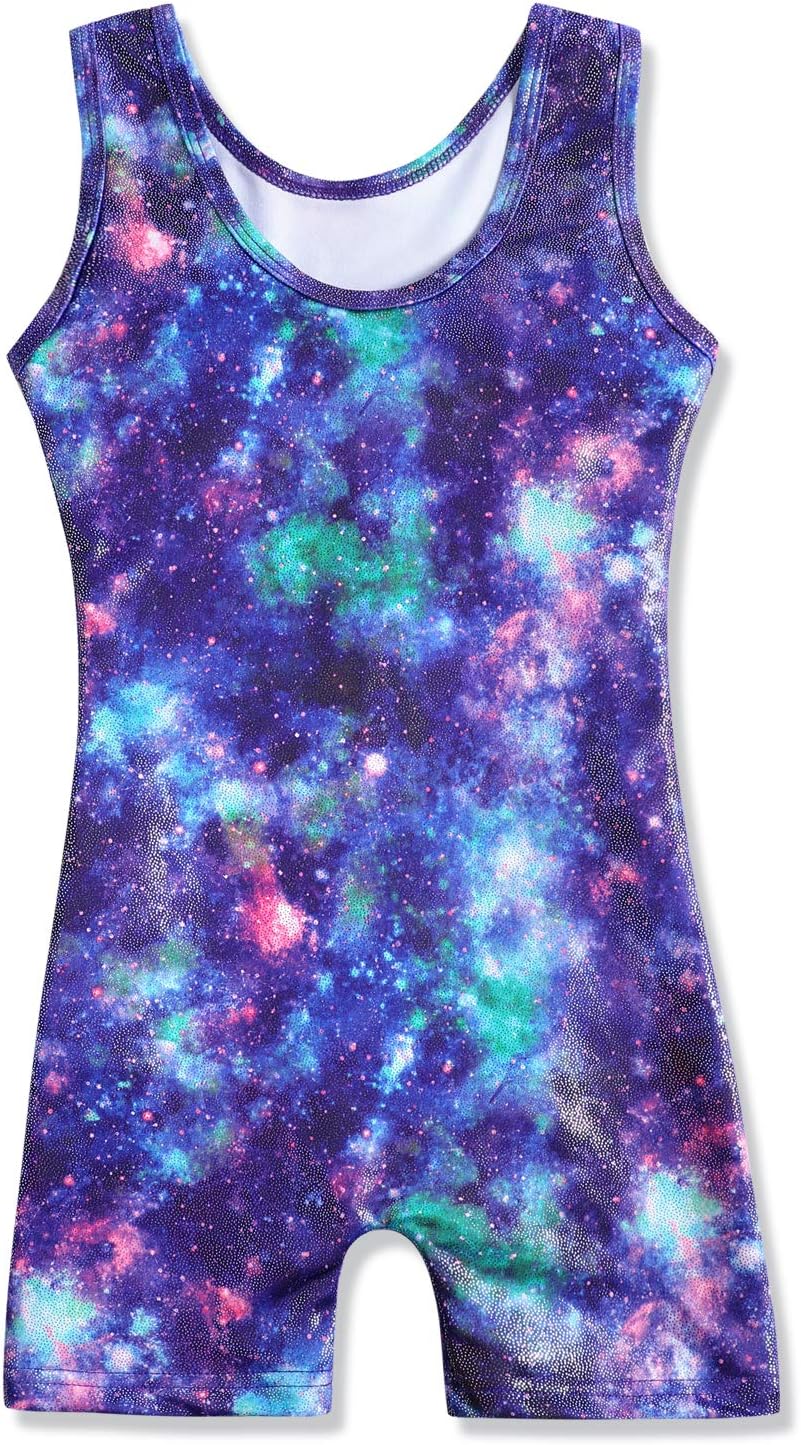 HOZIY Girls' Gymnastics Leotard with Shorts