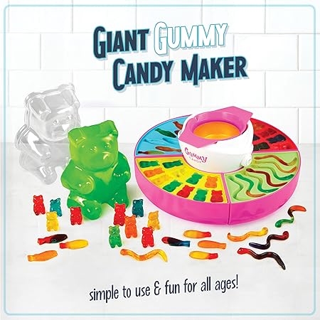 Nostalgia GCM600 Gummy Candy Maker, White