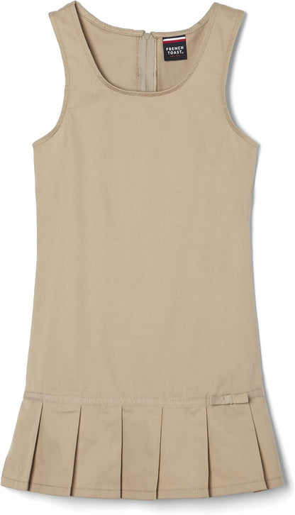 French Toast Girls' Pleated Hem Jumper with Ribbon