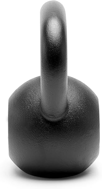 Premium Powder Coated Solid Cast Iron Kettlebell Weights 5, 10, 15, 20, 25, 30, 35, 40, 45 lbs