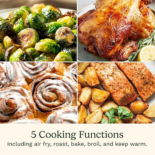 Cuisinart Air Fryer Oven  6-Qt Basket Stainless Steel Air Fryer  Dishwasher-Safe Parts with 5 Presets  Roast, Bake, Broil, Air Fry and Keep Warm  Quick & Easy Meals  AIR-200