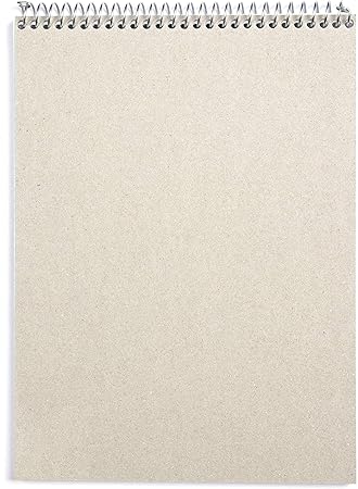 Mintra Office TOP BOUND Durable Spiral Notebooks (Teal, Purple, White, College Ruled 3pk)