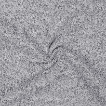 Basics Fast Drying Cotton Washcloths for Bathroom, Machine Washable, Extra Absorbent, 12 x 12 in, Gray, 24-Pack