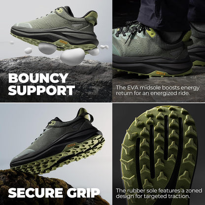 NORTIV 8 Men's Wide Toe Box Trail Running Shoes Cushion Walking Barefoot Tennis Workout Gym Cross Training Shoe Fashion Sneakers Whitney.