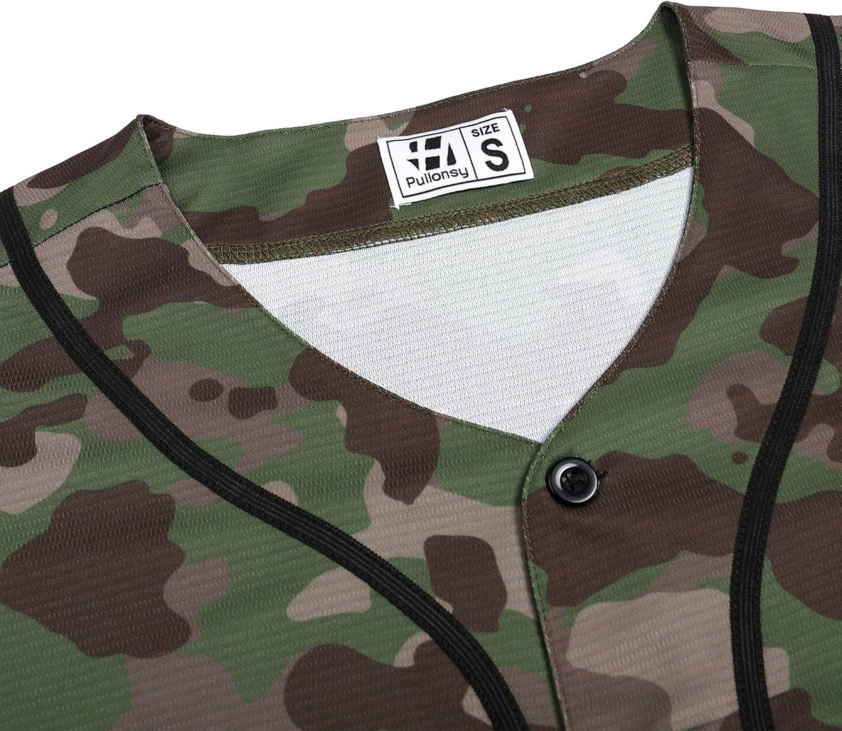 Pullonsy Blank Baseball Jersey for Men Women Full Button Up Short Sleeves Shirts Hip Hop Hipster Sports Uniforms .