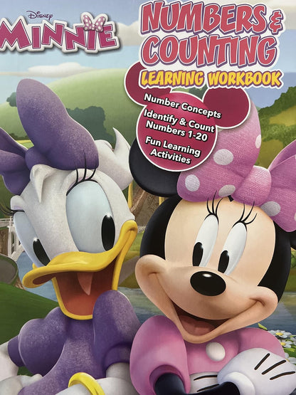 Minnie Mouse Numbers & Counting Learning Workbook