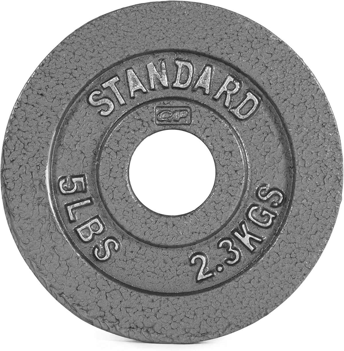 CAP Barbell 5 lb Olympic 2-Inch Cast Iron Weight Plate – Single