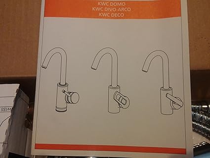KWC 10.061.033.000 Domo 9" Pull Out Kitchen Faucet Top Lever Polished, Chrome.
