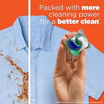 Tide PODS Laundry Detergent Soap PODS, High Efficiency (HE), Original Scent, 81 Count