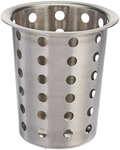 Winco FC-SS Flatware Cylinder, Stainless Steel Medium