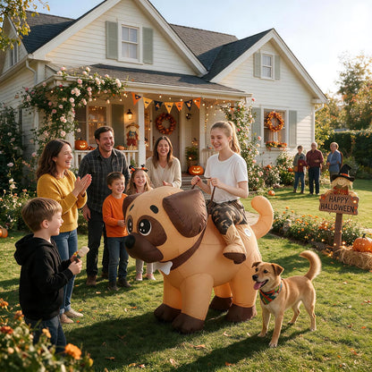 Inflatable Dog Halloween Costume For Adults (72 inch)