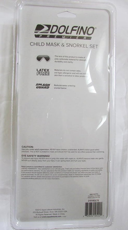 Dolfino Premier Child mask & Snorkel set