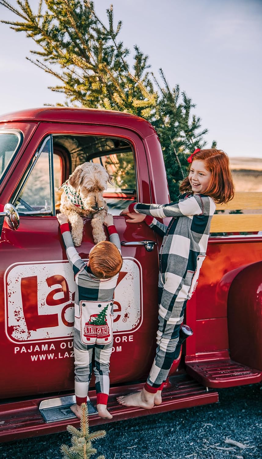 Lazy One Flapjacks, Matching Christmas Pajamas for The Dog, Baby & Kids, Teens, and Adults