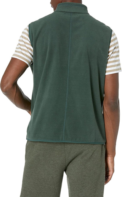 Essentials Men's Full-Zip Polar Fleece Insulated Vest (Available in Big & Tall).