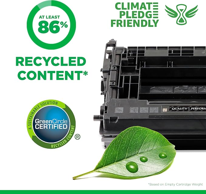 Clover Remanufactured Toner Cartridge (Reused OEM Chip) Replacement for HP 148X (W1480X) | Black | High Yield