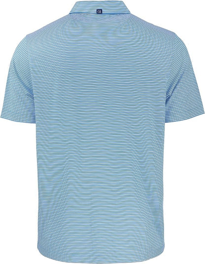 Cutter & Buck Mens Forge Eco Double Stripe Stretch Recycled Mens Big &Tall Polo