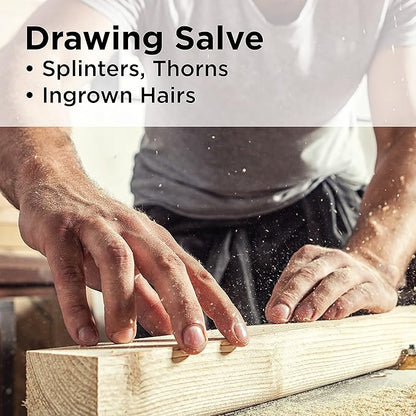 Hyland's PRID Drawing Salve, Topical Skin Irritation Relief, For Splinters, Thorns, Ingrown Hairs, Itch Relief for Bug Bites, Boils, Minor Cuts and Scrapes, 18 Grams