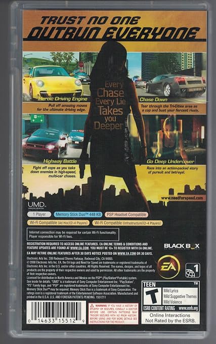 Need for Speed: Undercover - Sony PSP