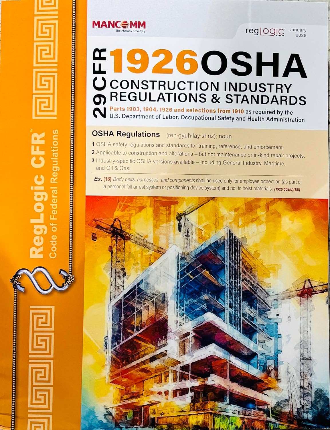29 CFR 1926 OSHA Construction Industry Regulations & Standards - January 2025