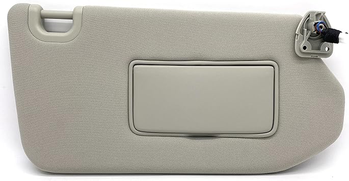 Ezzy Auto Gray Right Passenger Side Sun Visor Compatible with Nissan Pathfinder Infiniti QX60 JX35 with Sunroof 96401-9PB0A
