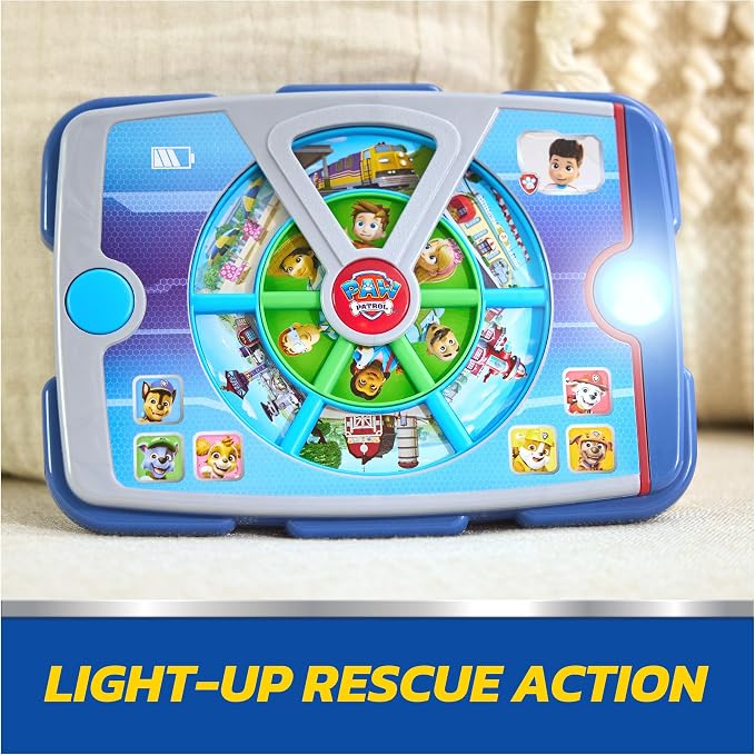Paw Patrol Academy Rescue Mission Pup Pad, Electronic Interactive Toy | Interactive Pup Pad Toy, Muisc, Lights and Sounds, Play With 18 Rescue Missions, Kids Toys for Boys & Girls Ages 3 & Up