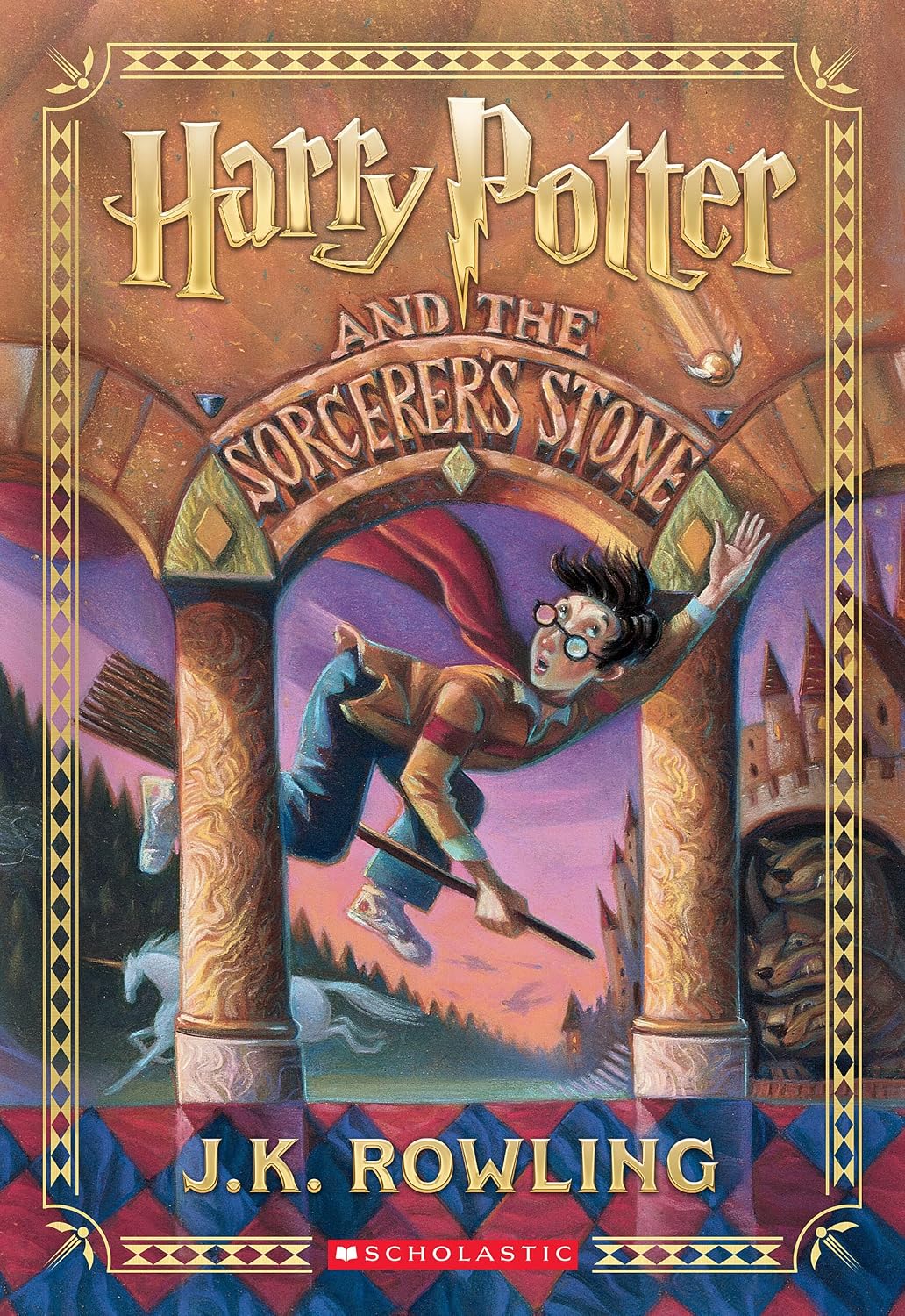Orphan discovers he's a wizard, embarking on an unforgettable adventure at Hogwarts School of Witchcraft and Wizardry.