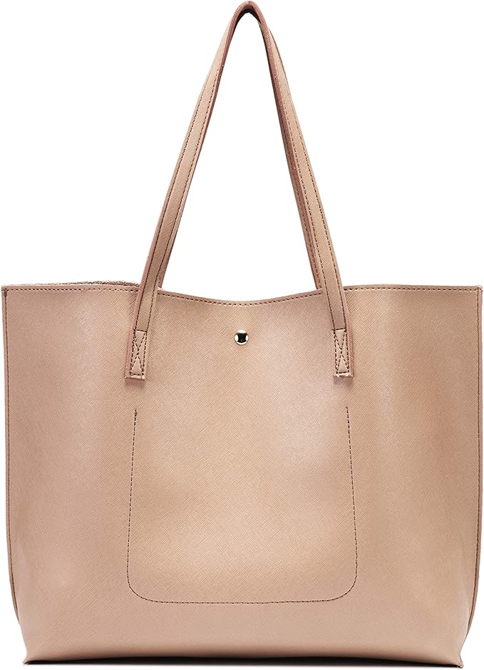 Women Tote Bags Top Handle Satchel Handbags PU Faux Leather Tote Bag with Tassel Shoulder Purse
