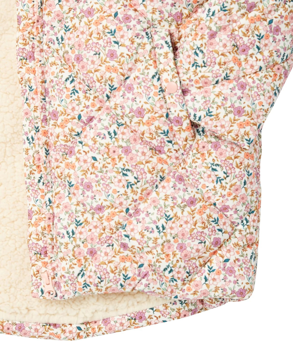Size XXL Essentials Girls and Toddlers' Long Quilted Cocoon Puffer Coat