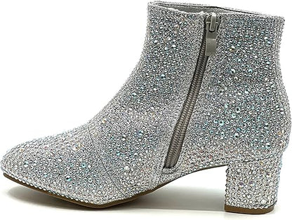 Forever Kids Rhinestone Ankle booties
