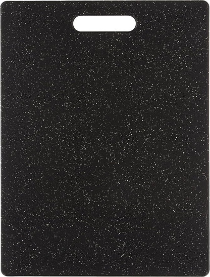 Dexas Grippboard Poly Cutting Board in Midnight Granite, 11 x 14.5 Inch Non-Slip Kitchen Cutting Board with Rubber Feet, Dishwasher Safe BPA-Free Chopping Board Made in USA