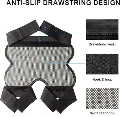 Butt Pads for Skating, 25 mm Thick Bum Protector for Kids (3-7 Years Old) Lightweight, Anti Slip Snowboard Padded Pants, Hip Pads for Ice Skating Ski Skiing Skateboarding Cycling
