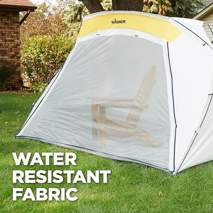 Wagner Spraytech C900038.M Large Spray Shelter with Built-In Floor & Screen for DIY Spray Painting, Hobby Paint Booth Tool Painting Station, Portable Spray Paint Tent, White