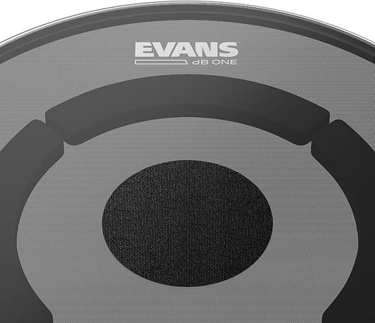 Evans Drum Heads - dB One Drum Head - Reduces Volume - Balanced, True-to-Kit Tones - 16 inch