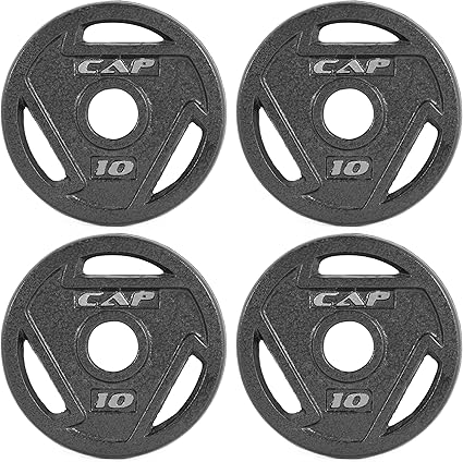 CAP Barbell 2-Inch Olympic Grip Weight Plate  Multiple Options