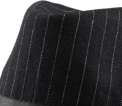 FALETO Unisex Classic Manhattan Structured Gangster Trilby Fedora Hat