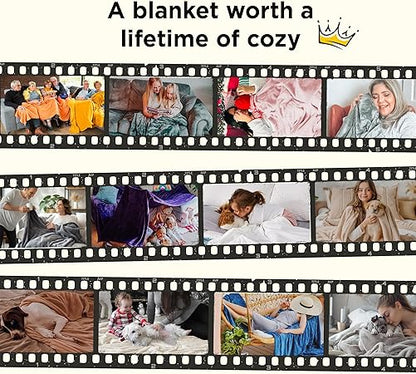 Bedsure Fleece Blanket Twin Size Grey - 300GSM Lightweight Plush Fuzzy Cozy Soft Warm Blanket for Bed, Sofa, Couch, Travel, Camping, 60x80 inches
