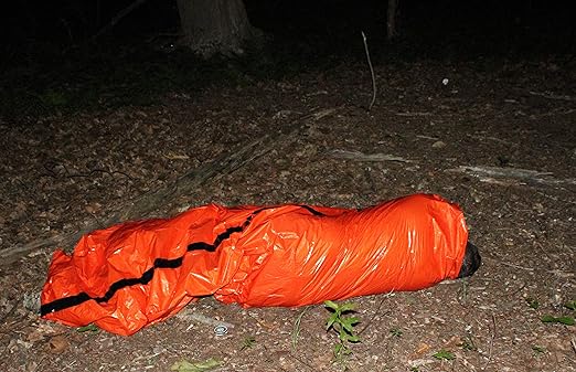 Primacare CB-3684 Emergency Sleeping Bag for Survival  Mylar BlanketTent Used for Emergencies, Camping, Hiking, Hunting, Marathons, Outdoors, and Perfect for Medical First Aid Supply Kits, Adult